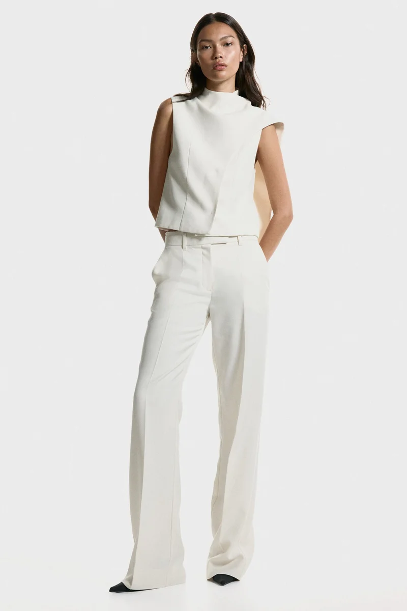H&M Tailored bootcut trousers