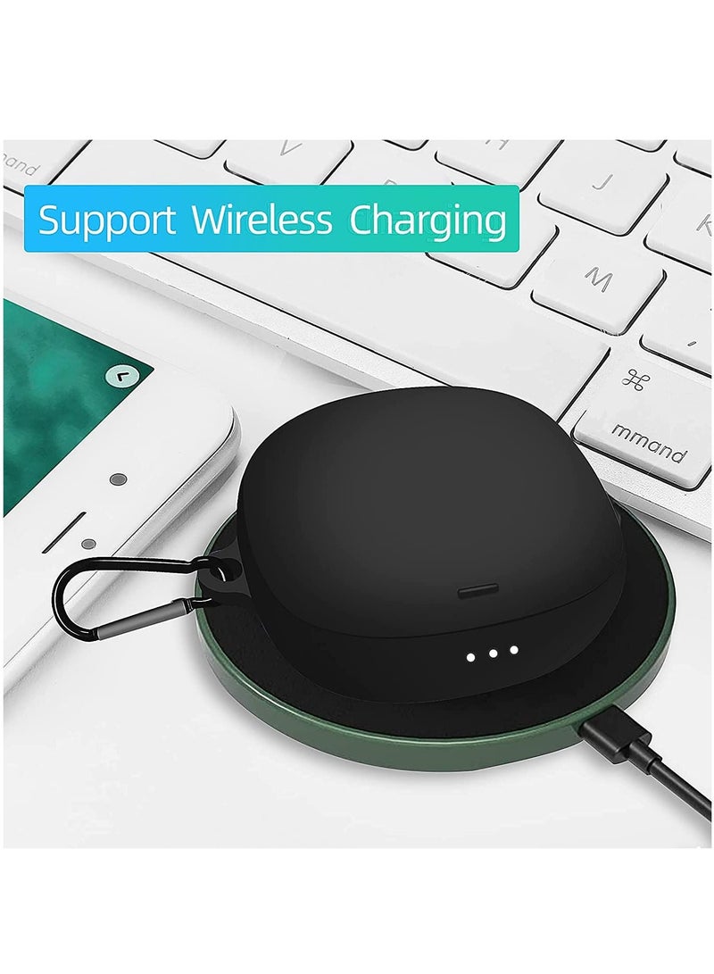 Silicone Case for Anker Soundcore Liberty Air 2 Pro Protective Silicone Case with Keychain for Anker Soundcore Liberty Air 2 Pro True Wireless Earbuds (Black)  - Image 4