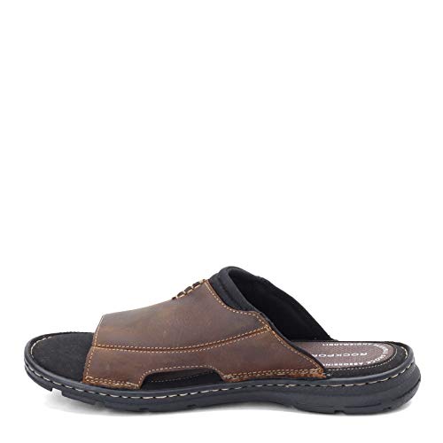 Rockport روكبورت سليب داروين للرجال 2 صندل، بني II جلد، 7.5 W US - Image 4