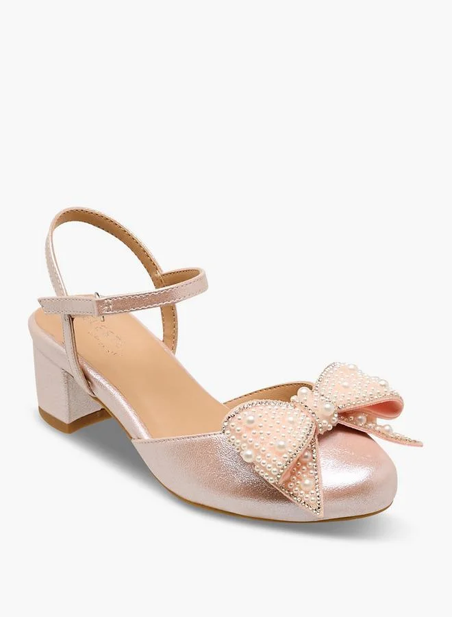 سيليست Girls Block Heel Sandals Ramadan Collection