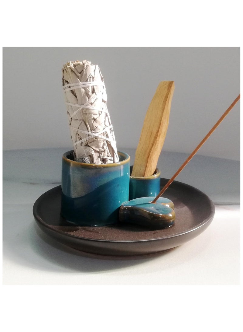 Anna Ceramic Aromatherapy Candle Tray for Home Decor - Image 4