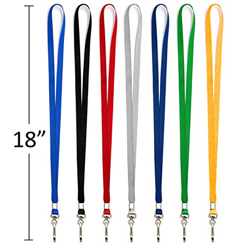 Beebel ID Badge Holder Lanyards with Waterproof Badge Card Bulk Lanyard for Name Tags Holders(Yellow) - Image 2