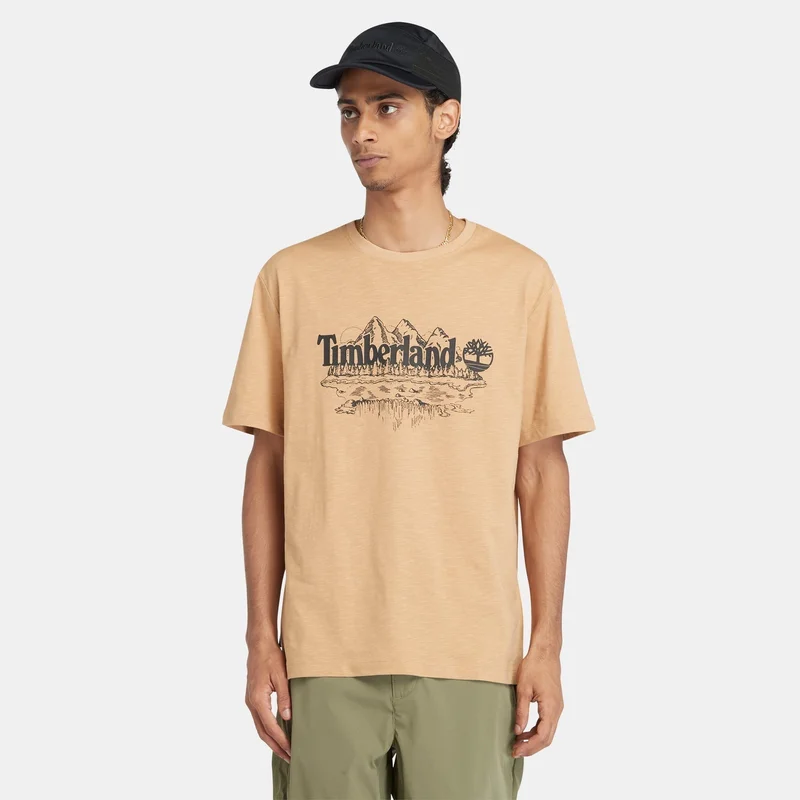 Timberland Men's Graphic Slub T-Shirt