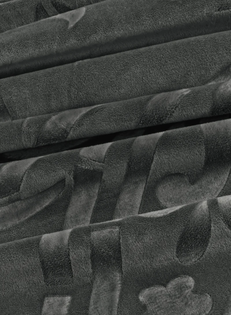 Master Home Textile Velvet Comforter Sets, 5 Pcs Single Size, Fits 120 x 200 cm Single Size Bed, With Removable Filling, Soft, Warm