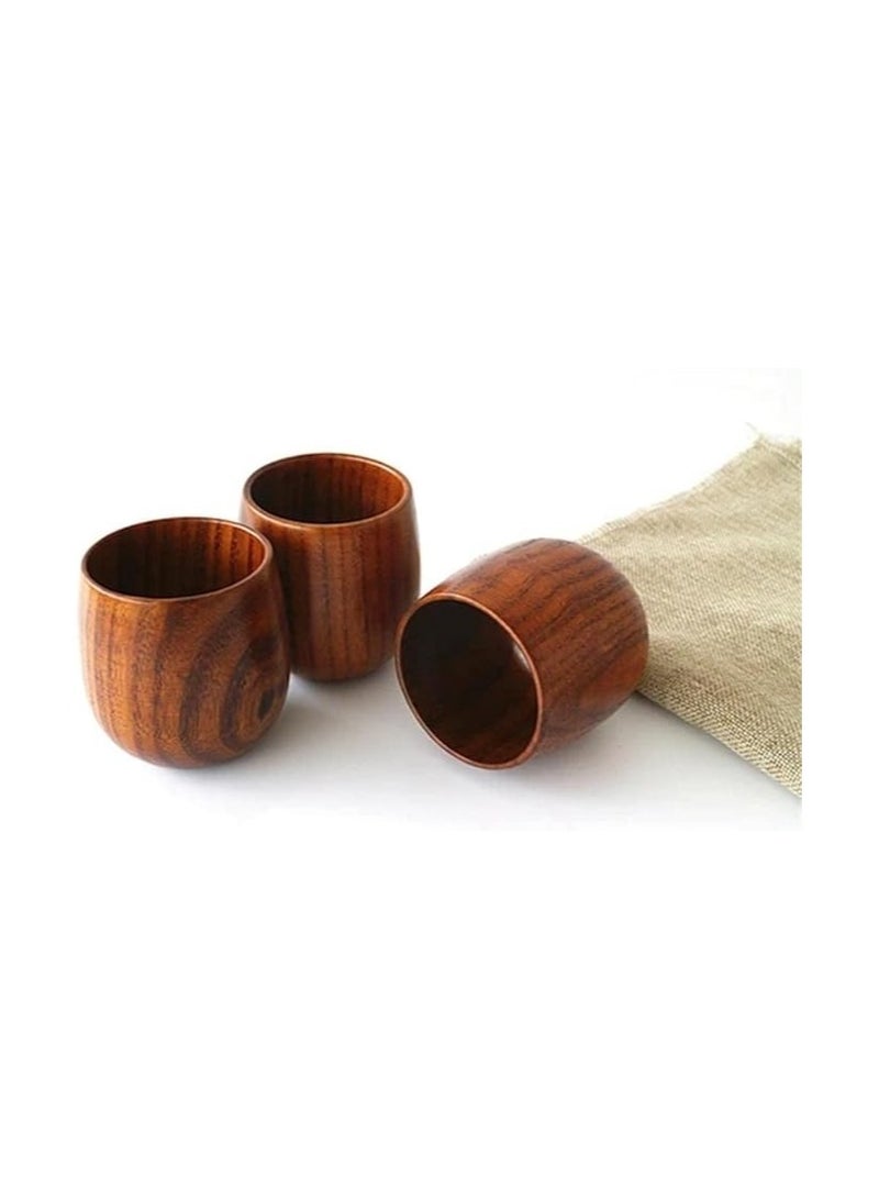 Large Natural Wooden Cup – Eco-Friendly Handcrafted Drinking Cup for Hot & Cold Beverages – Rustic Wooden Mug for Home, Office, Camping, and Gifting - Image 3