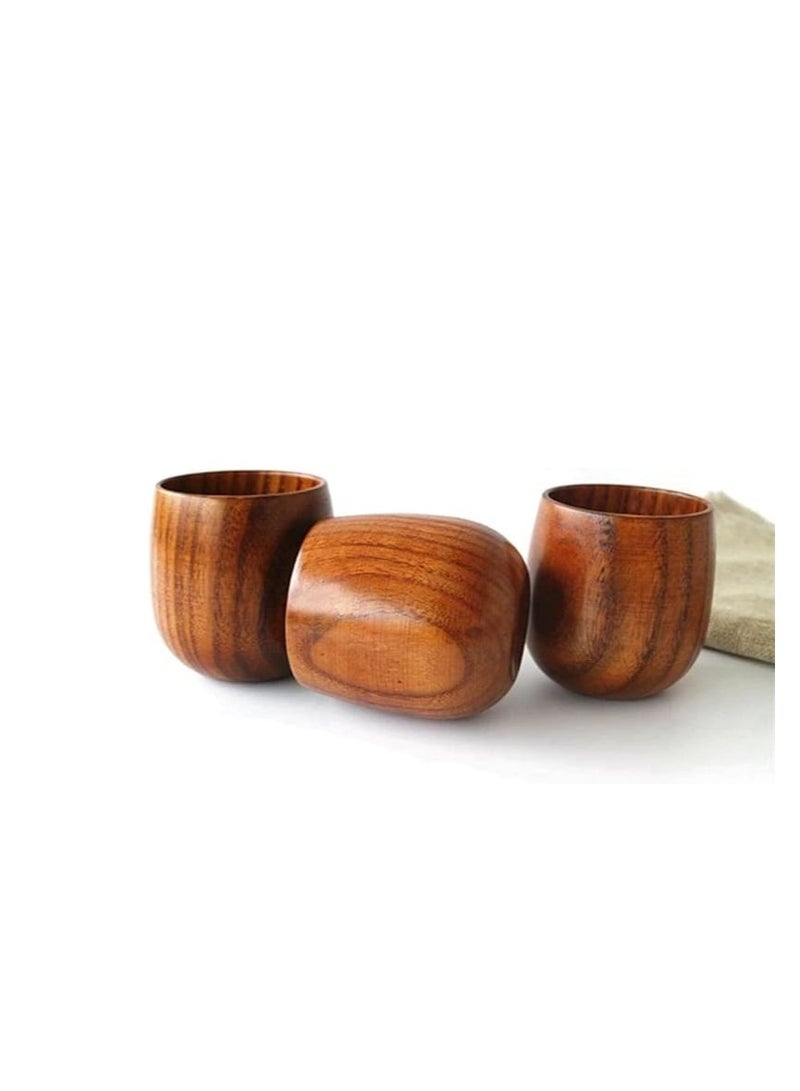 Large Natural Wooden Cup – Eco-Friendly Handcrafted Drinking Cup for Hot & Cold Beverages – Rustic Wooden Mug for Home, Office, Camping, and Gifting - Image 2