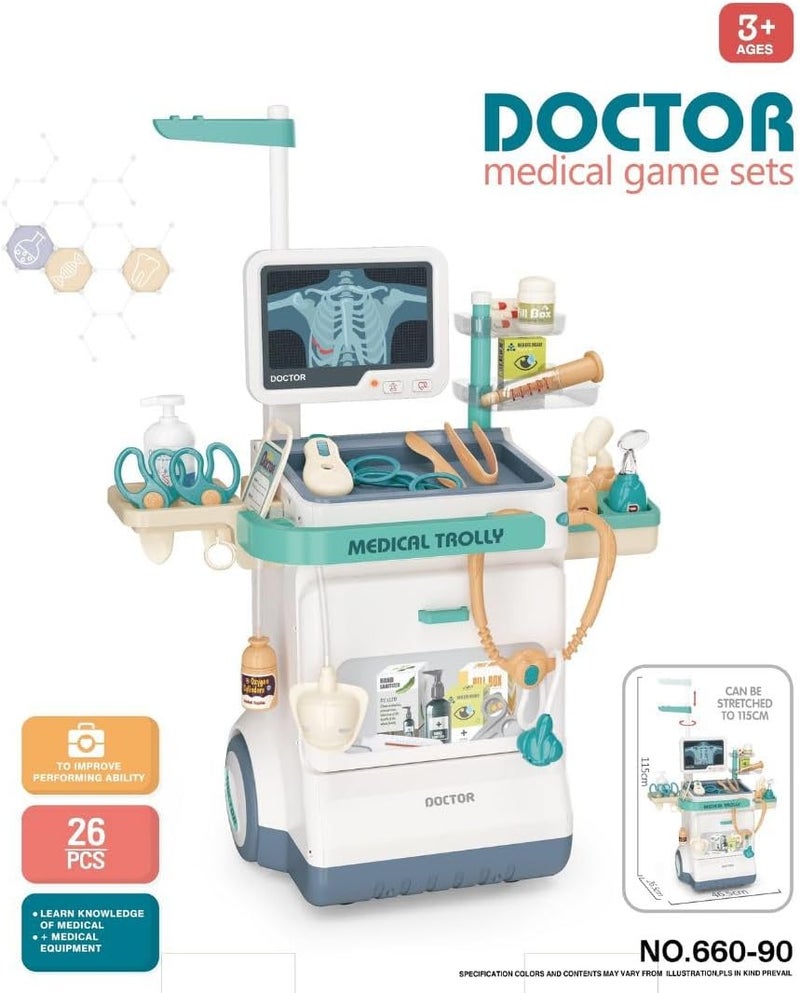 Mini Panda X-Ray Electrocardiogram Combination Kit for Kids 3+ - Image 4