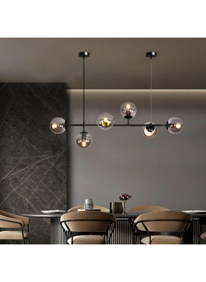 YL-T-1794 Modern Black Track Chandelier