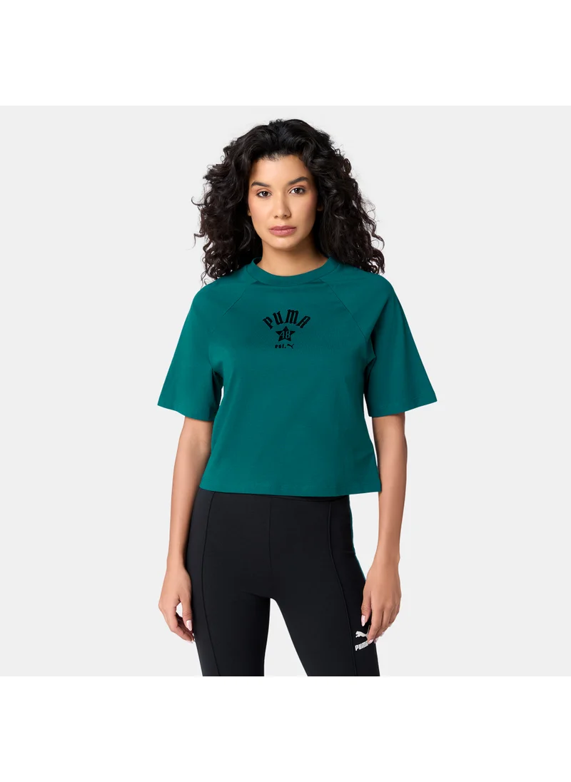 PUMA Women's CLASSICS PLAY LOUD T-Shirt