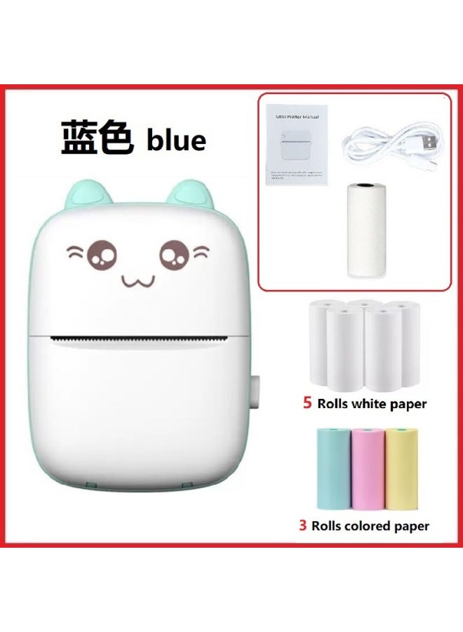 C9 Mini Printer Small Pocket Wrong Print Thermal Mobile Phone Bluetooth Photo Printing Portable - Image 1