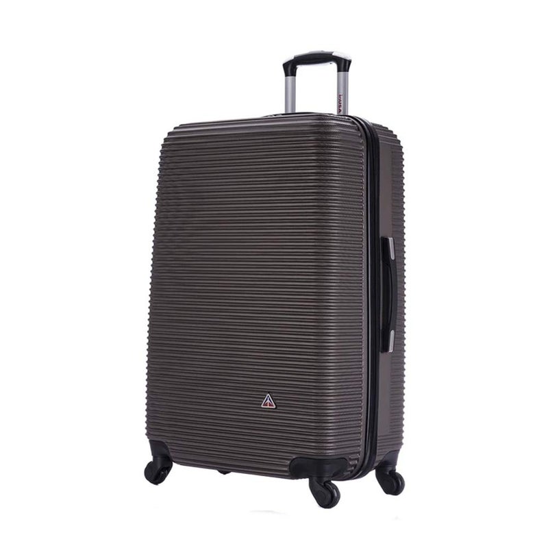 InUSA ROYAL Hardside Spinner Luggage with Ergonomic Handles | Spacious Travel Suitcase with Four Spinner Wheels and Studs | 28 Inch Large Hardside Spinner Luggage | Brown - Image 1