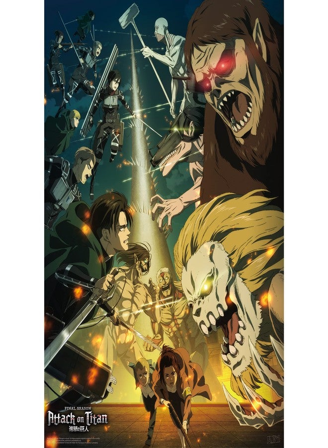 ABYstyle Attack on Titan Unframed Boxed Poster Set Featuring the Scouts, Beast Titan & Jaw Titan 15 x 20.5 in Includes 2 Mini Posters Anime Poster Set Attack on Titan Wall Art Anime Posters for Bedroom AOT Decor - Image 3