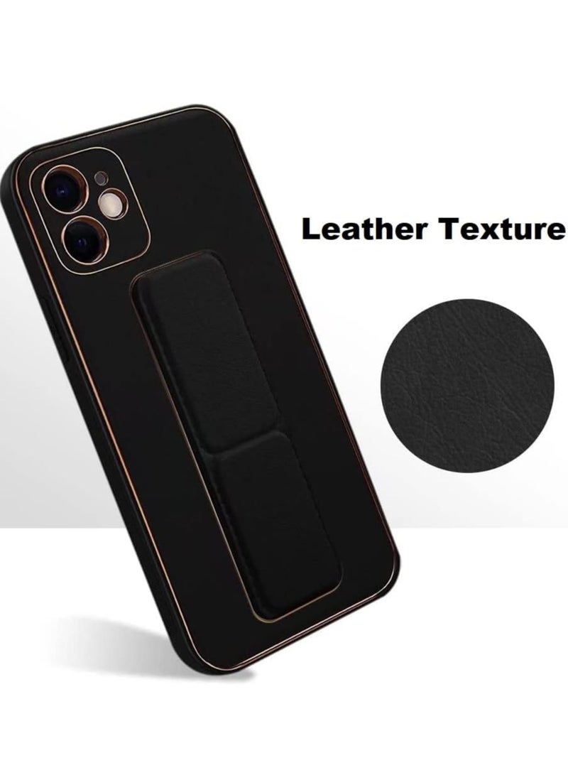 MIGOFAST IPhone 13 Pro Premium Luxury Leather Case Magnetic Car Mount Holder Wrist Strap Case Horizontal & Vertical Kickstand Cover with Camera Protection - Image 5