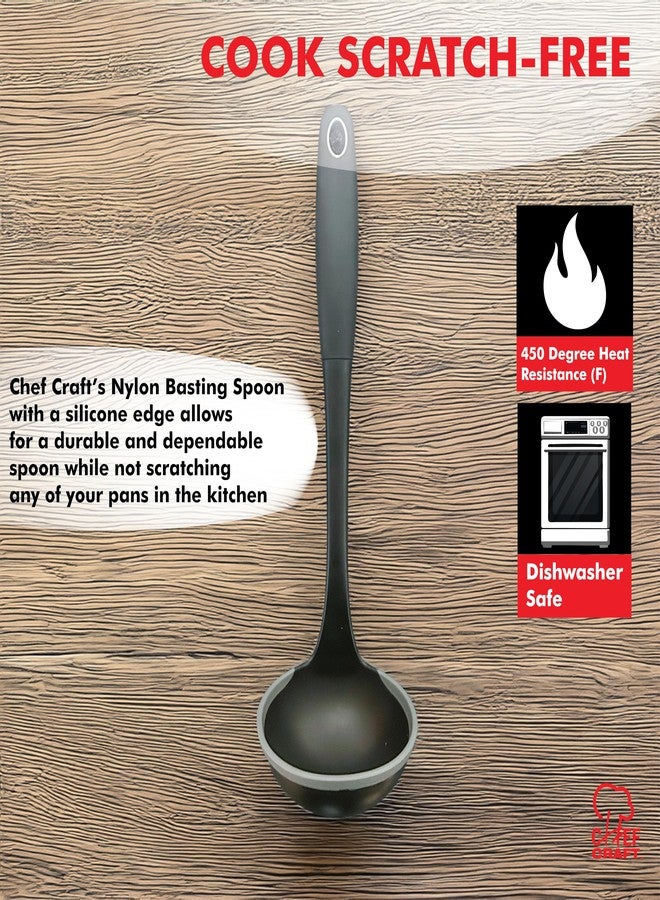 Chef Craft Nylon Ladle w/Silicone Edge - Image 3