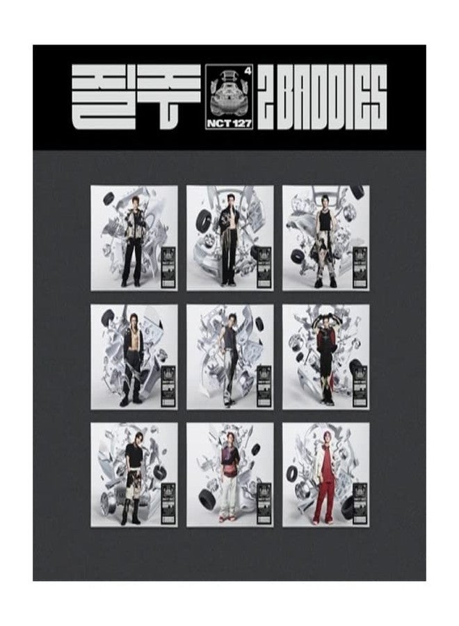 دريموس NCT 127 2 Baddies - ألبومهم الرابع - حزمة رقمية - نسخة عشوائية - قرص مضغوط + ملصق قابل للطي واحد على العبوة + كتاب صور 24 بنسًا + بطاقة صورتين + تتبع مختوم - Image 1