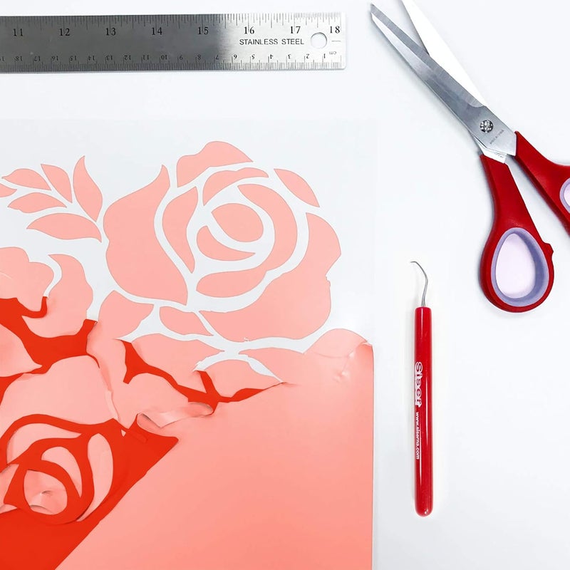 Siser EasyWeed Matte Orange HTV 118x1yd Roll  Iron on Heat Transfer Vinyl - Image 3