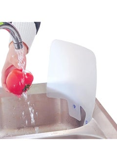 Anti-sink splash shield guard wall for kitchen, water splash protector, Dish Washing washroom and kitchen sink water protector with attached suckers, acr (Water Split Protection)