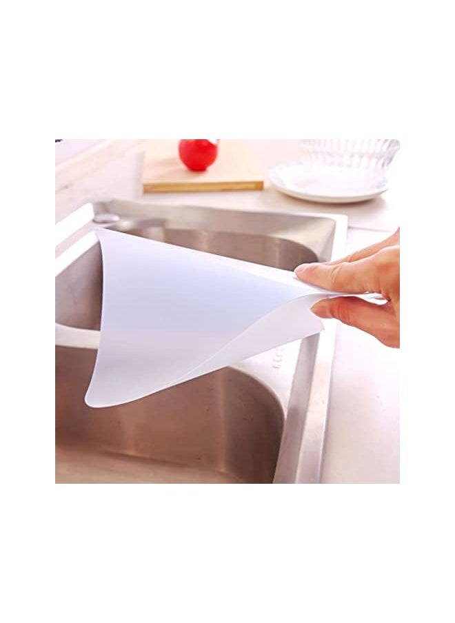 PROMASS - Anti-sink splash shield guard wall for kitchen, water splash protector, Dish Washing washroom and kitchen sink water protector with attached suckers, acr (Water Split Protection) - Image 1