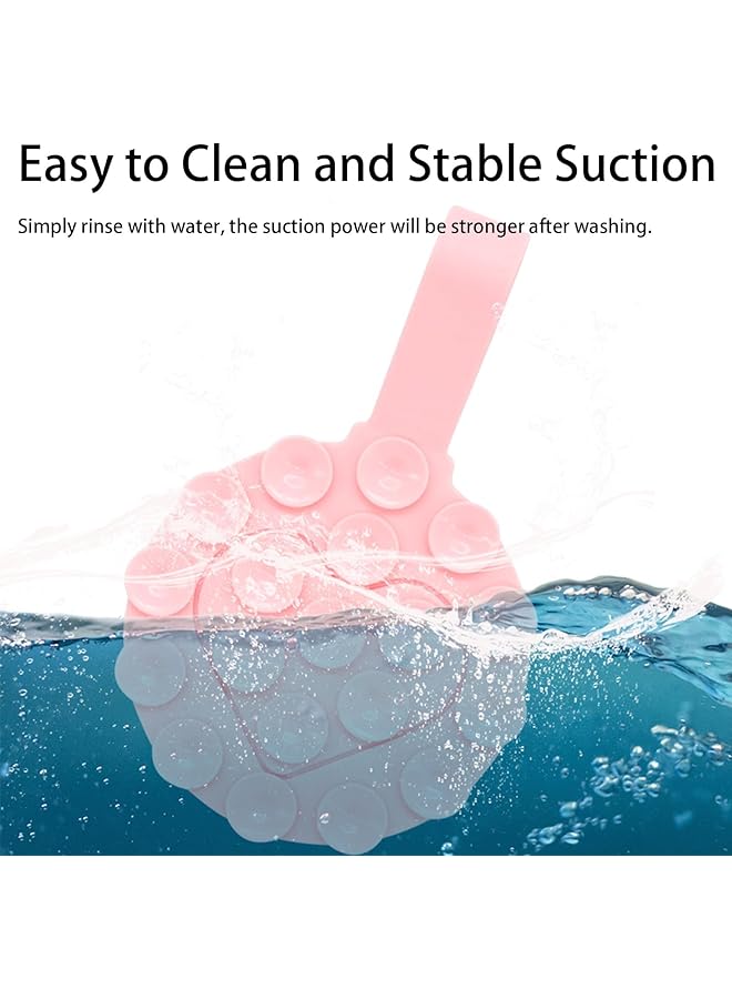 KASTWAVE Multifunctional Silicone Suction Cup Phone Mount - Double-Sided Non-Slip Grip For Iphone & Android - Self-Adhesive Cell Phone Holder With Handle - Versatile And Durable Design For Easy Use - Image 3