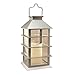 Lumabase Lumabase LumaBase Solar Powered Lantern with LED Candle - Silver  - Image 2