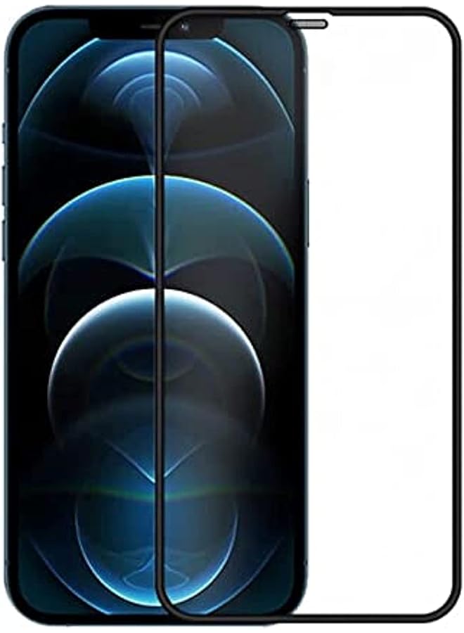 Nillkin Pc Full Coverage Ultra Clear Tempered Glass Screen Protector 0.33Mm 3D Designed For Iphone 12 12 Pro Black - Image 1