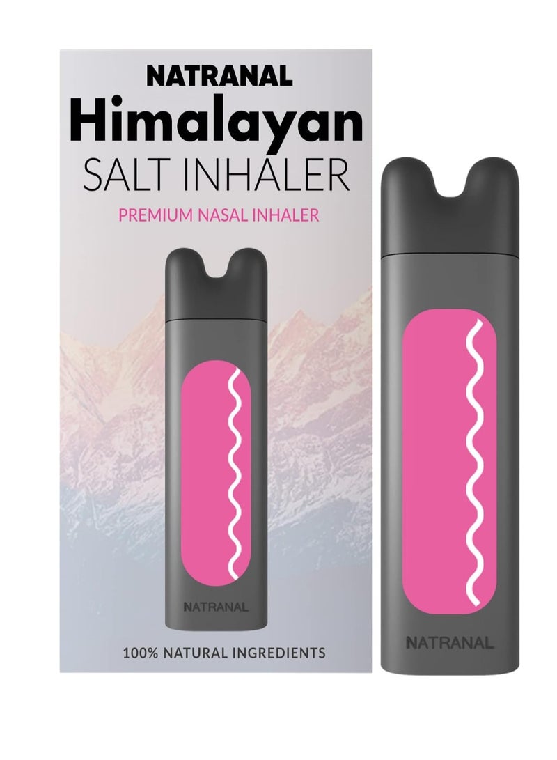 Natranal Himalayan Salt Inhaler - Himalayan Salt Aromatherapy Nasal Inhaler Enhance Breath, Provide Natural Solution for Breathing Problems,- No Battery, Non-Addictive Non-Electric Nasal Inhaler 1PK - Image 1