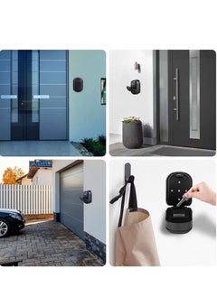 SYOSI Key Safe Lock Box for Outside, Secure Wall Mounted Key Safe Lock Box with 4-Digit Combination Code, Includes Mounting Kit and Waterproof Cover - Outdoor House Key Storage Box  - Image 5
