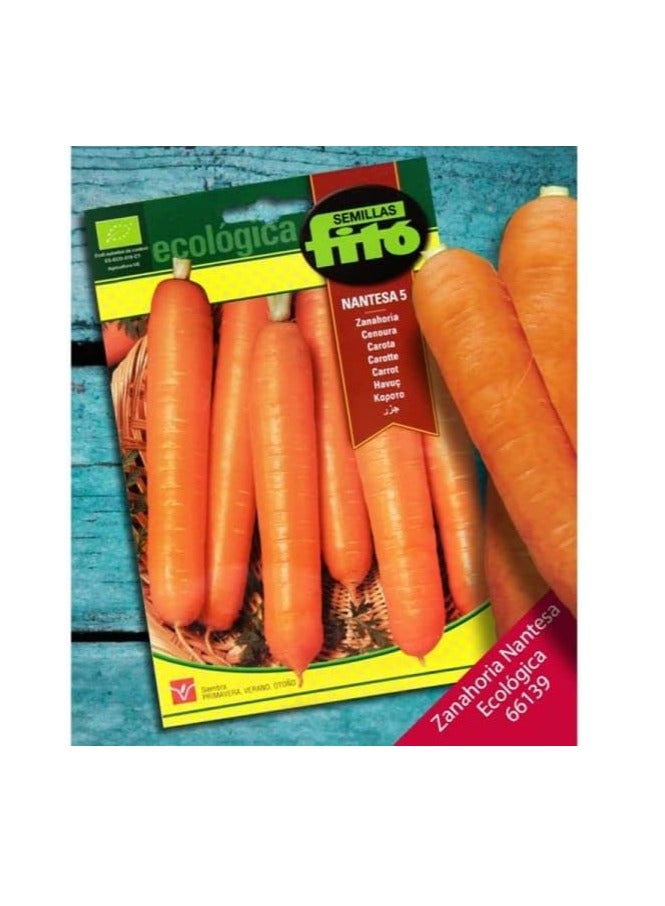 فيتو بذور الجزر العضوي Fito Ecologica Nantesa عالية الجودة (صنع في إسبانيا) بواسطة Semillas Fitó - Image 1