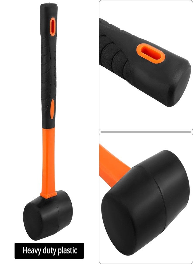 QWORK Floor Gap Fixer Tool for Laminate Floor Gap Repair with 11.8 Inch Plastic Mallet, for Floating Wooden Floors - Image 5