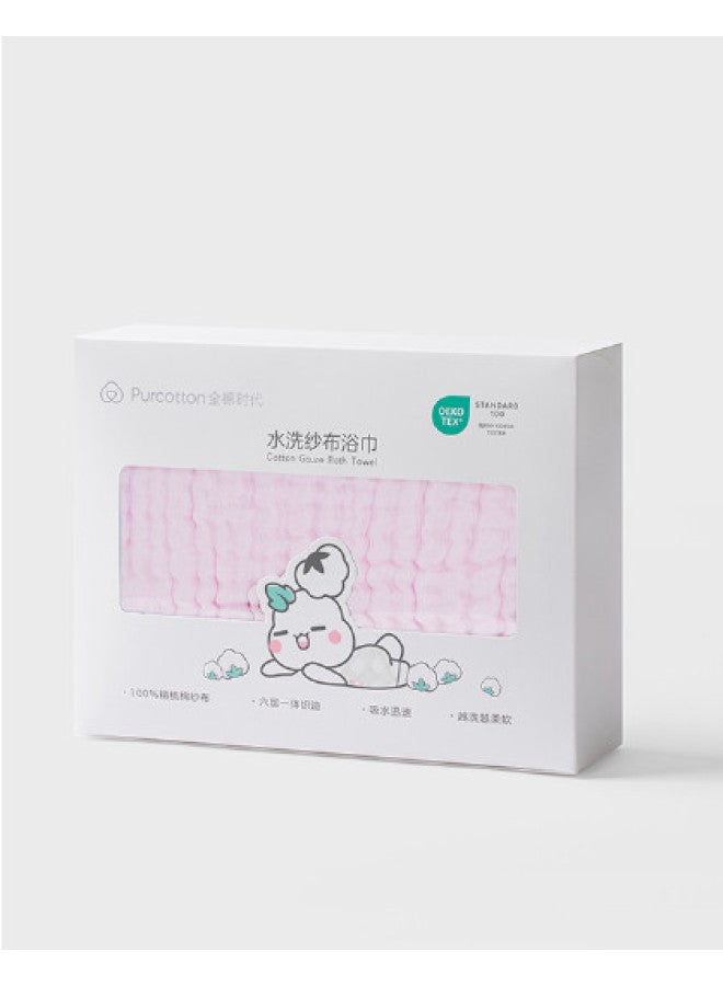 purcotton Recommended By Guo Jingjing】100% Baby Wash Gauze Towel, Infant Bath Wrap, And Blanket - Image 1