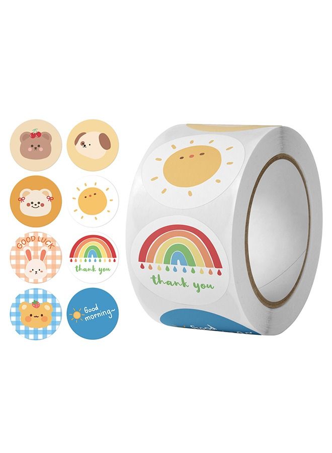 2 لفافة ملصقات الشكر، 1000 قطعة - Image 2