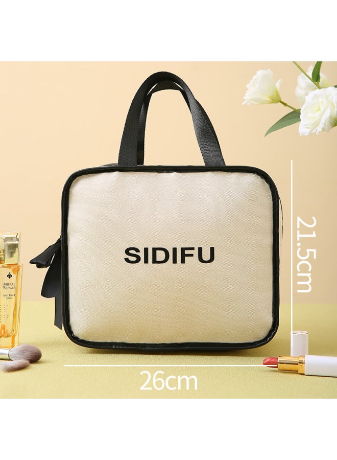 Small Fragrant Style Handbags, Makeup Storage Bags, Work Travel Washing Satchel Lunch Boxes, Bento Hand Carrying Bags