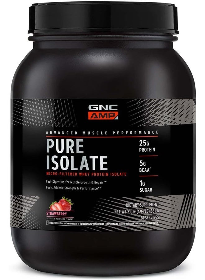 GNC AMP Pure Isolate Protein Powder - Image 1