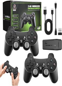 4K HD Game Console Video Game Console 2.4G Dual Wireless Controller Retro TV Game Console 64GB Retro 10000 Game Stick