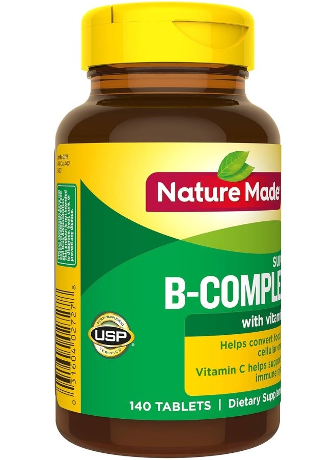 Nature Made - Super B Complex + Vitamin C Tablets 140 Count - Image 1
