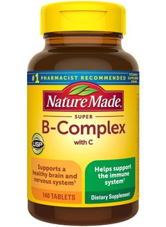 Super B Complex + Vitamin C Tablets 140 Count