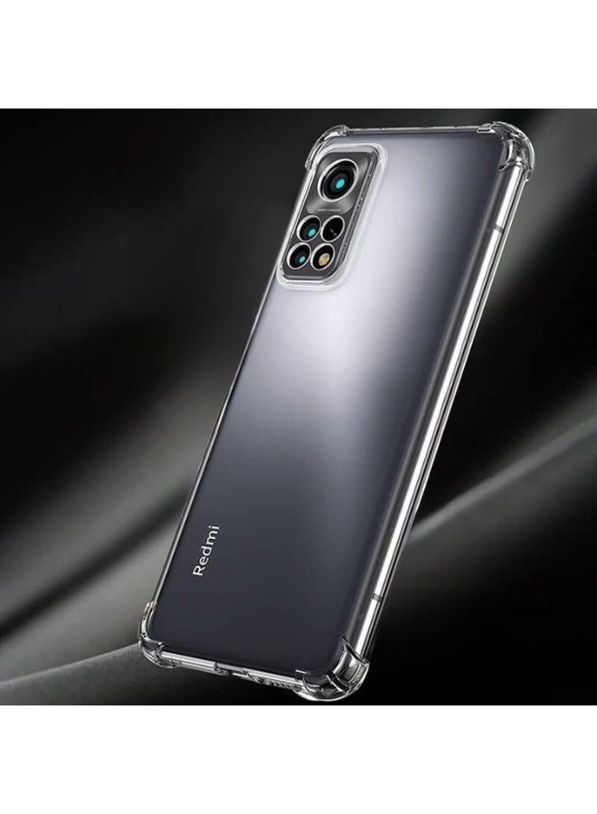 (Redmi Note 12 Pro 4G) Clear Case Soft TPU + Silicone Bumper Reinforced Corner Full Camera Protection Case Cover for Xiaomi Redmi Note 12 Pro 4G - Image 1