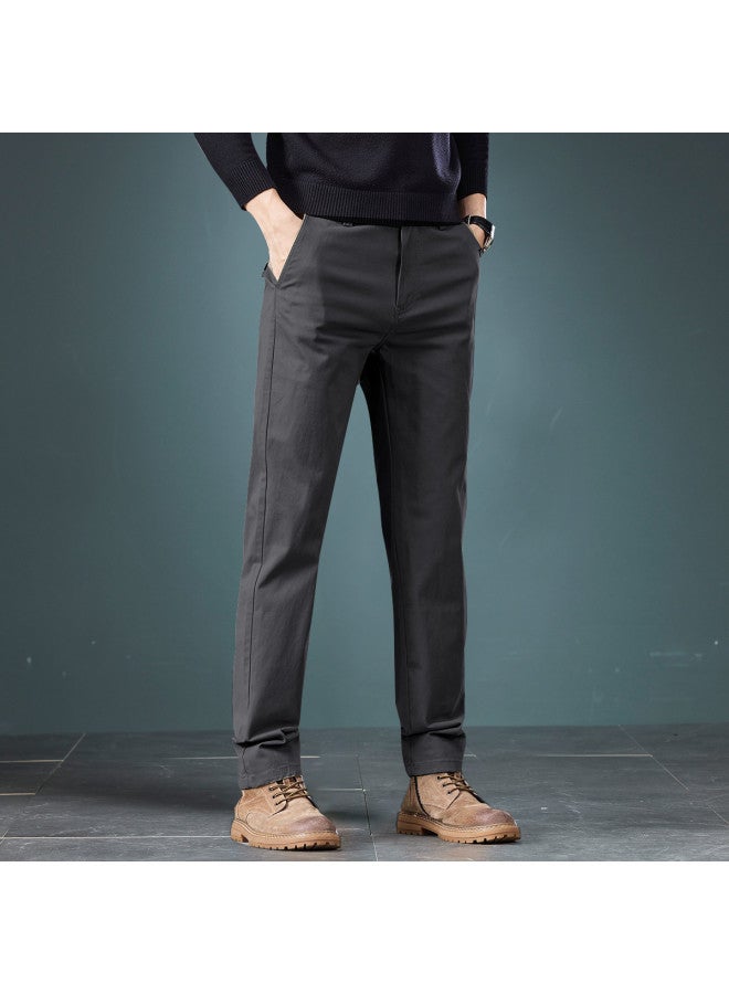 Fapai Autumn/winter Style Pants Workwear Quality Light Luxury Commuting Daily Straight Leg Trousers Men's Casual Pants - Image 4