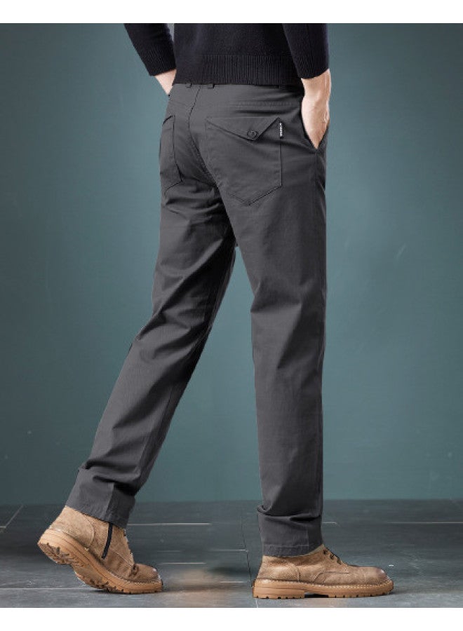 Fapai Autumn/winter Style Pants Workwear Quality Light Luxury Commuting Daily Straight Leg Trousers Men's Casual Pants - Image 1