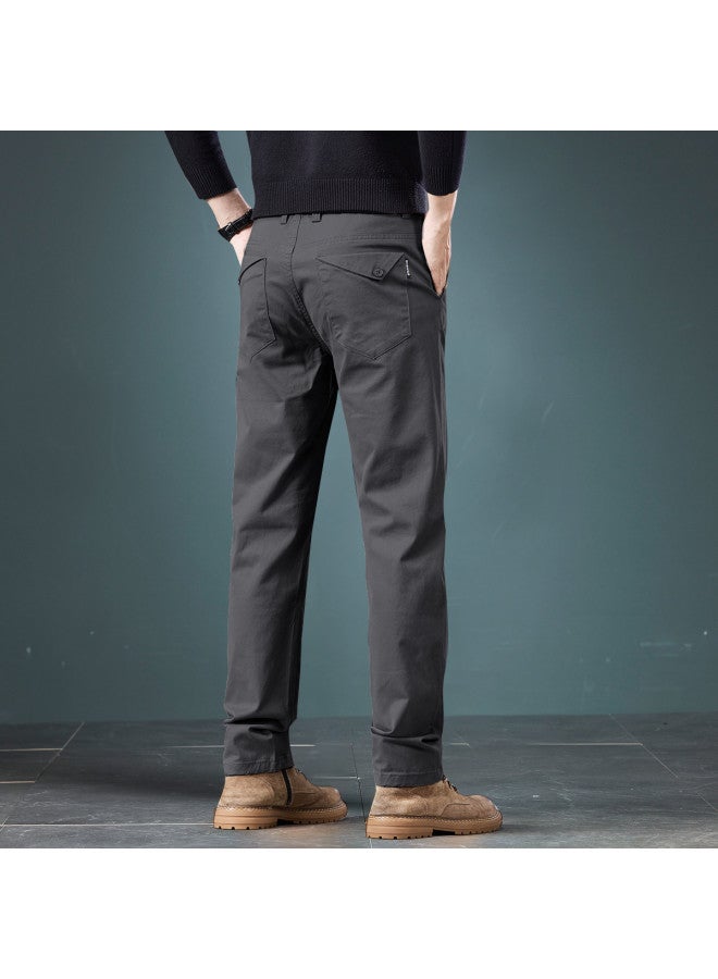 Fapai Autumn/winter Style Pants Workwear Quality Light Luxury Commuting Daily Straight Leg Trousers Men's Casual Pants - Image 5
