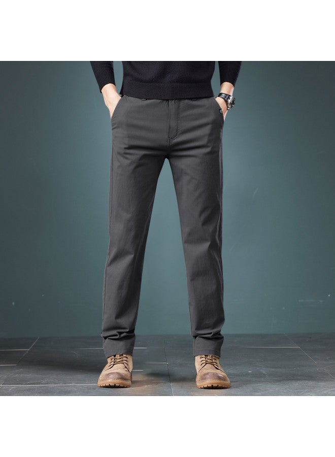 Fapai Autumn/winter Style Pants Workwear Quality Light Luxury Commuting Daily Straight Leg Trousers Men's Casual Pants - Image 3