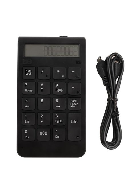 2.4G Wireless Keypad 29 Keys Number Keyboard with LCD Display