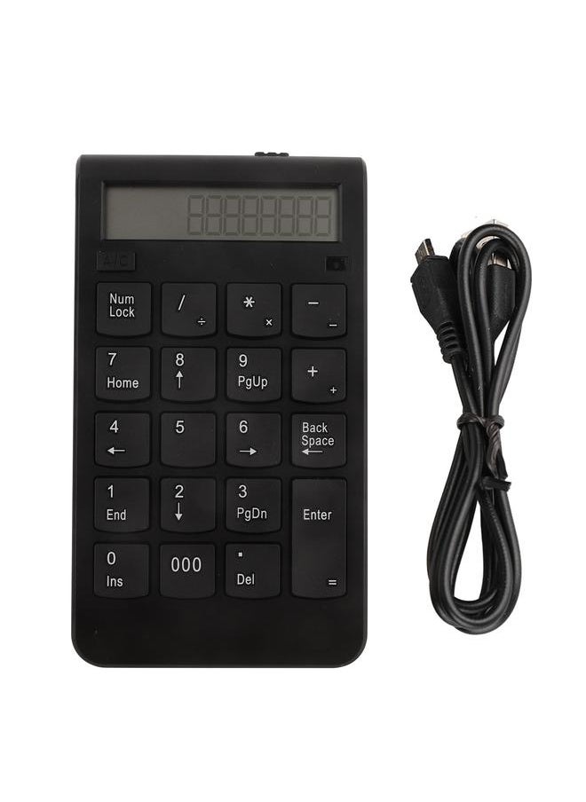 Thoraya - 2.4G Wireless Keypad 29 Keys Number Keyboard with LCD Display - Image 1