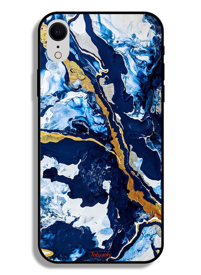 Tolwak Apple iPhone XR Protective Case Glitch Texture Art - Image 2
