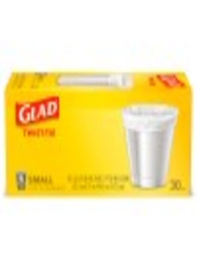 Glad Small Trash Bags - 4 Gallon - 30 Count (Pack of 6) - Image 1