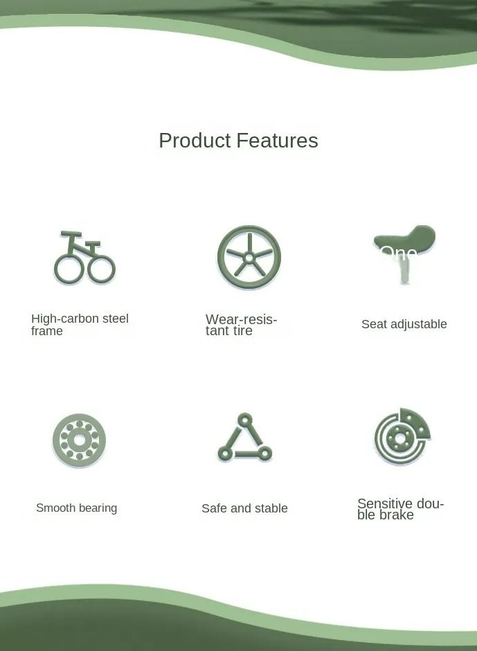 GULFLINK 12 inch Retro Design Girls Bike With Basket For Kids Height Between 85-95 cm Green - Image 2