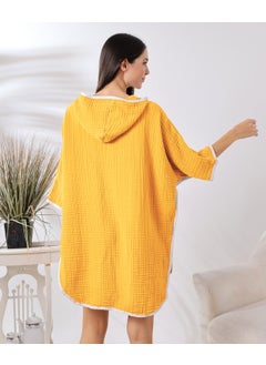 Destiny Hometex 4 Layer Muslin Hooded Adult Women's Poncho  - Image 3