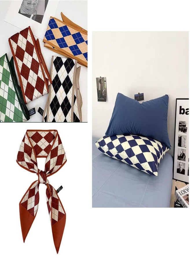 TYU 6PCS Checks Dots Stencils, Harlequin Checkerboard Stencils Assorted Sizes Square Diamond Shape Templates Reusable Diamond Checks Stencil for Painting on Wood Wall Decor - Image 4