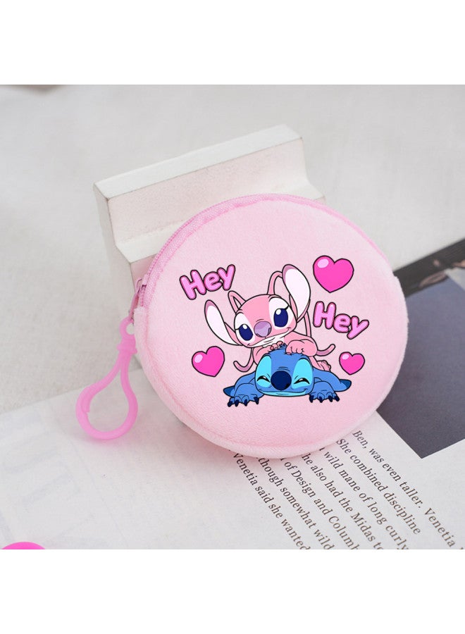 Stetzai Small Change Bag Students Daily Go Out Convenient Dopamine Japanese Cute Girl's Heart Coin Wallet-Color:Yellow ~ 4-Dimensions:8.5cm - Image 3