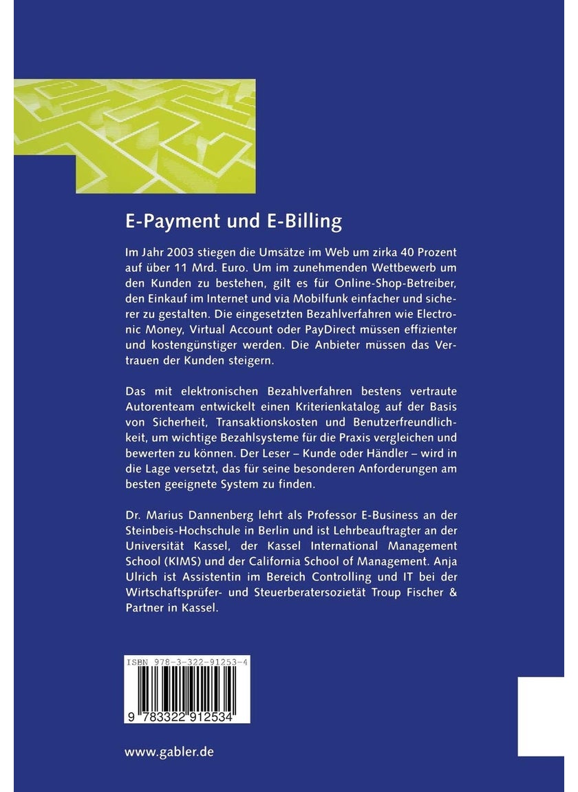 E-Payment und E-Billing: Elektronische Bezahlsysteme für Mobilfunk und Internet